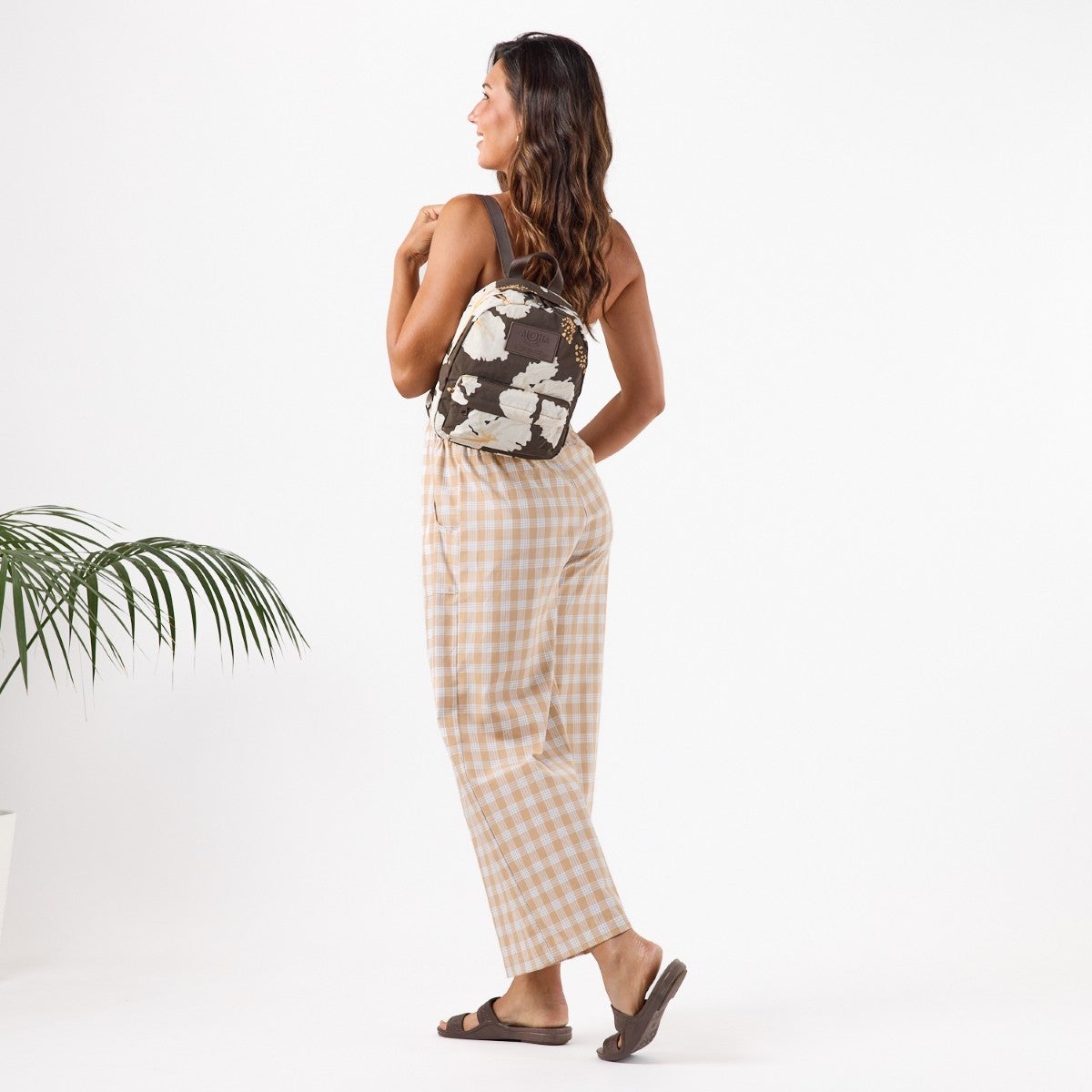 ALOHA Collection Taha'a Mini Backpack - Chocolate | Olivia Clare