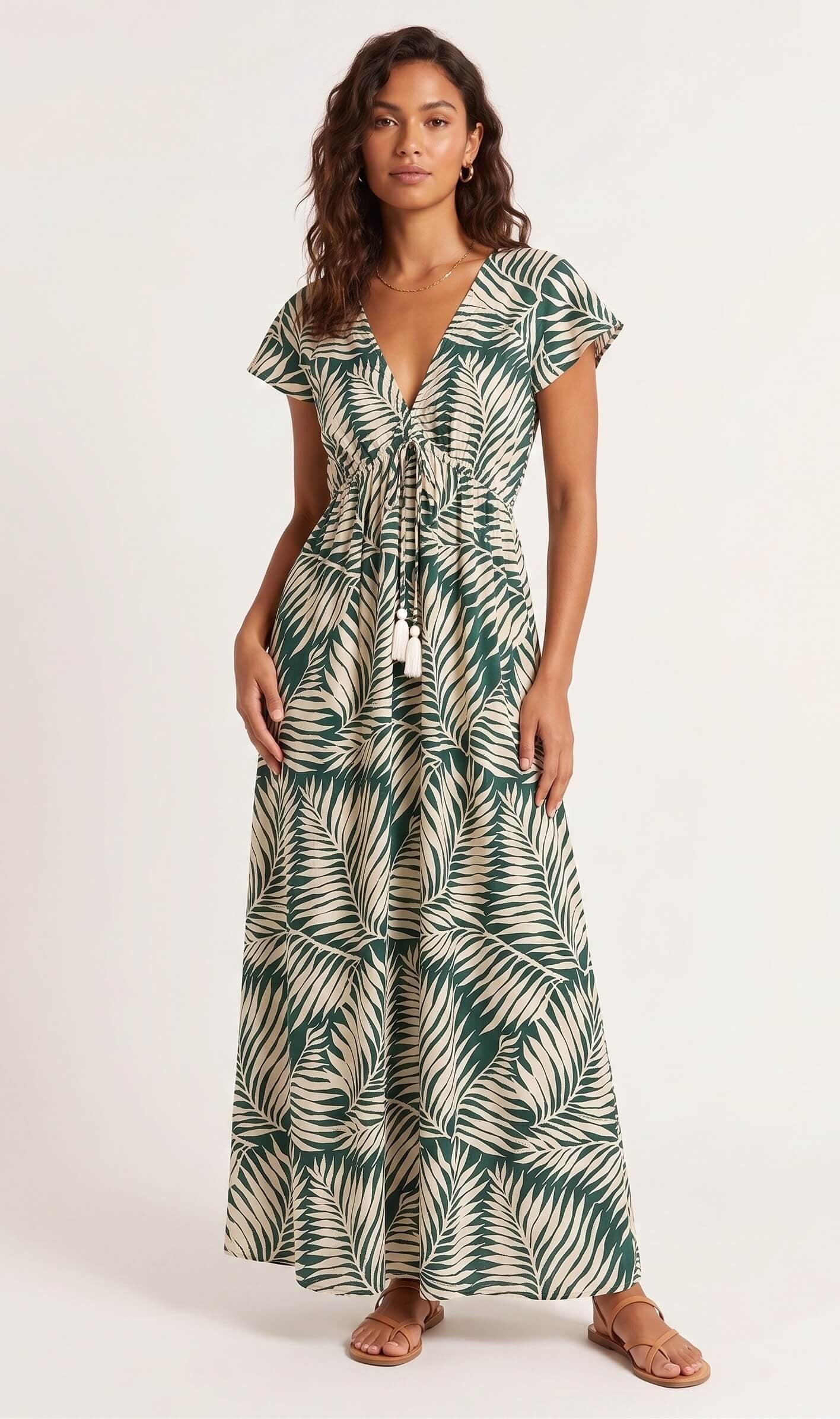 Khush Avelle Maxi Dress - Drift Green | Olivia Clare Boutique