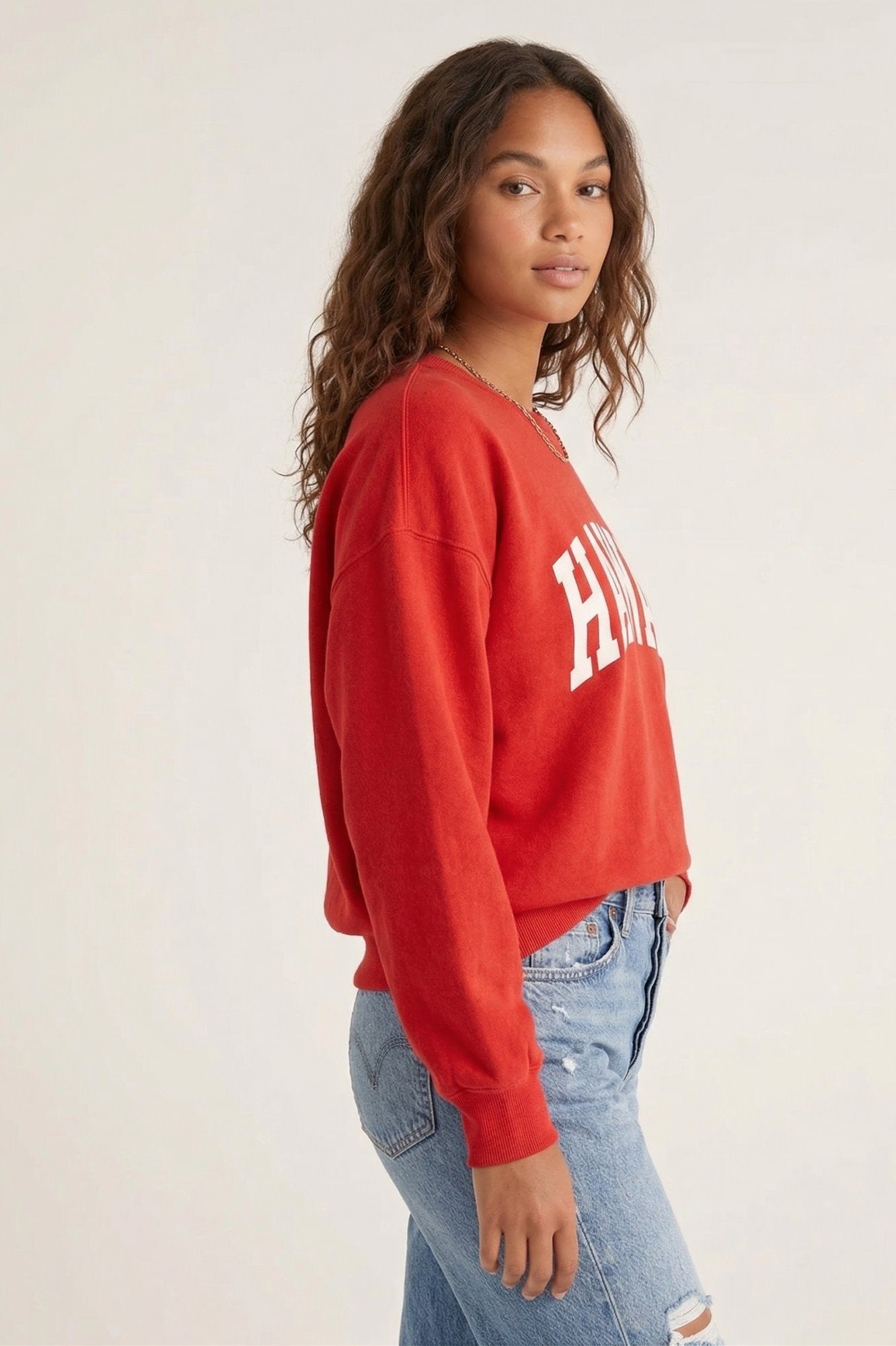 トップス sunsea 19aw sweat watch HAWAII Sunday Sweatshirt (Haute Red) - Z Supply | Olivia Clare