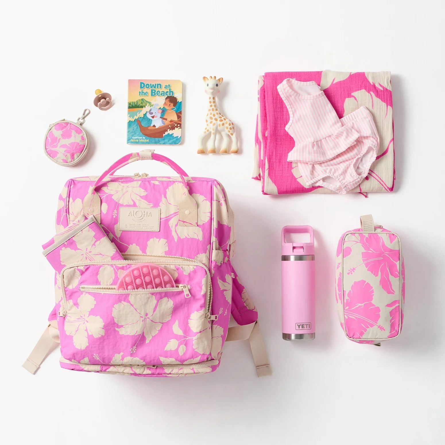 【新品】ALOHA Collection ピンク ボディバッグ・ヒップバッグ 新品】ALOHA Collection ピンク ボディバッグ・ヒップバッグ