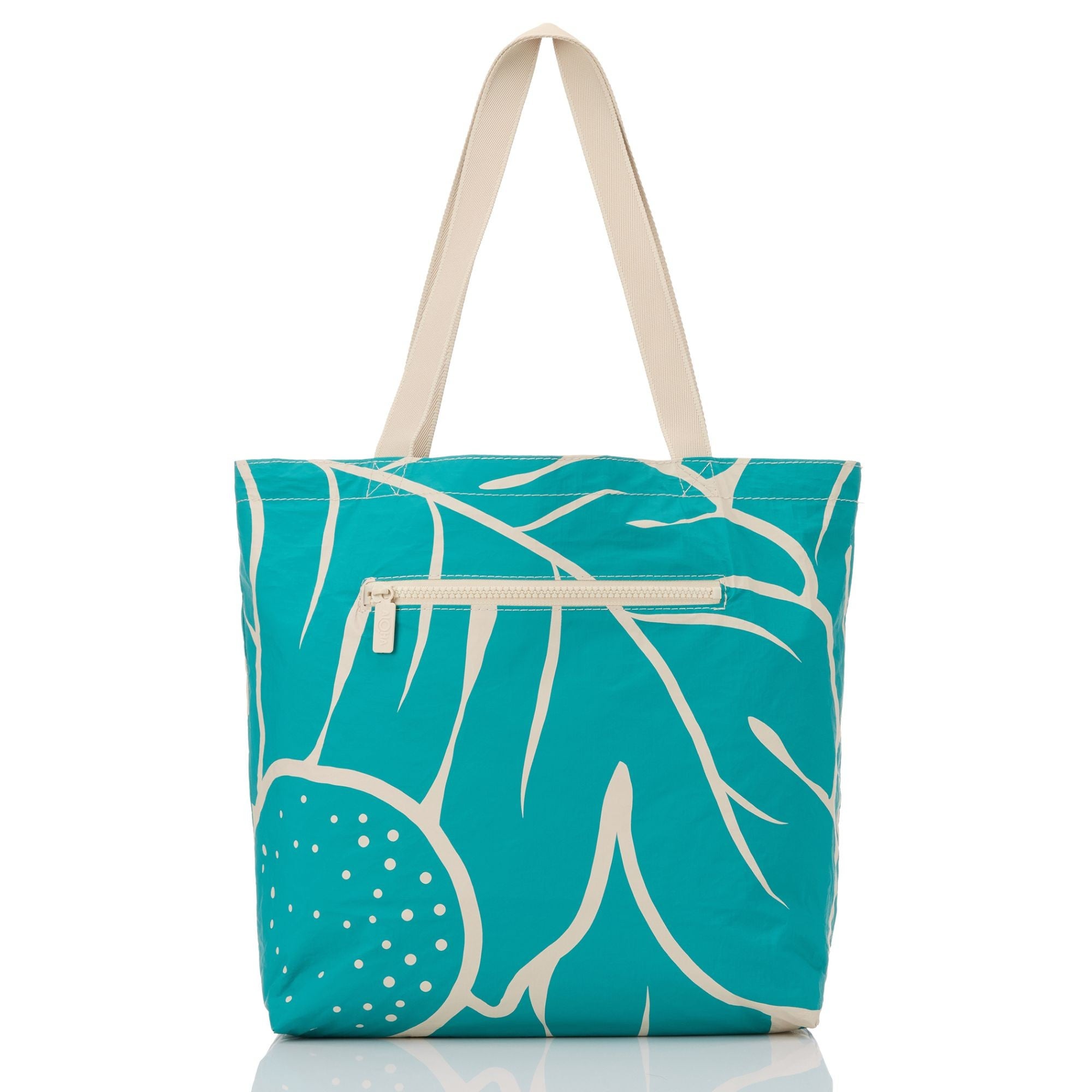 ALOHA Collection Ulu Nui Reversible Tote - Dark Teal/Sandstone