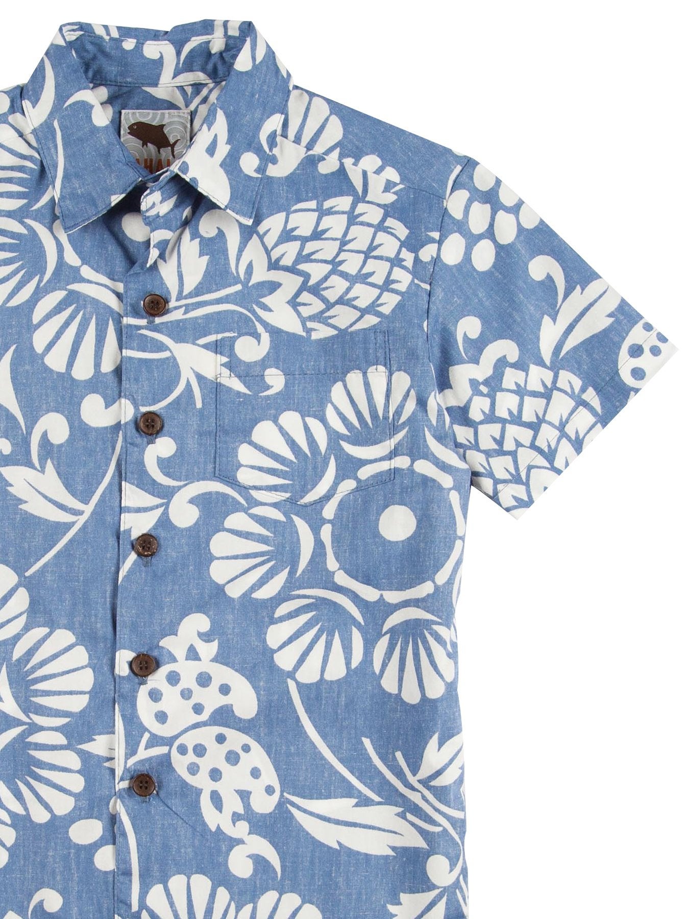 Dress Shirt Button-Up Hula Girls - Shaka Time Hawaii Clothing Store