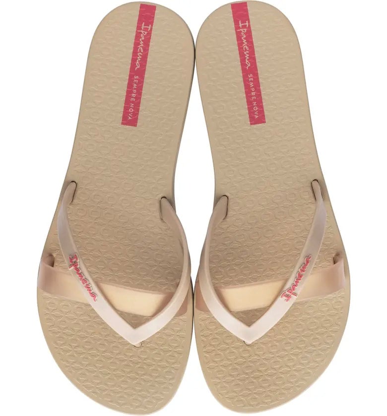 Cameland Women Female Bowknot Flax Linen Flip Flops Beach Shoes