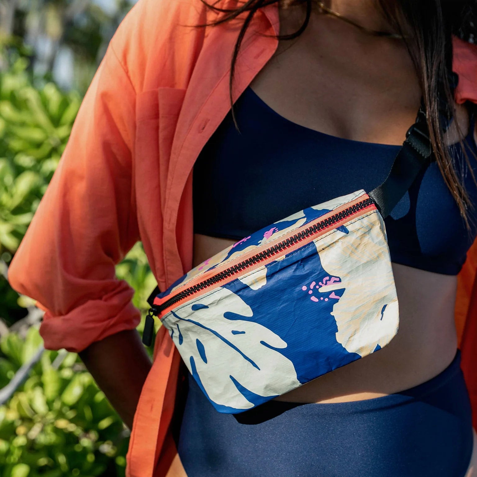 ALOHA Collection Pape'ete Mini Hip Pack - Neon Moon/Navy | Olivia Clare ...